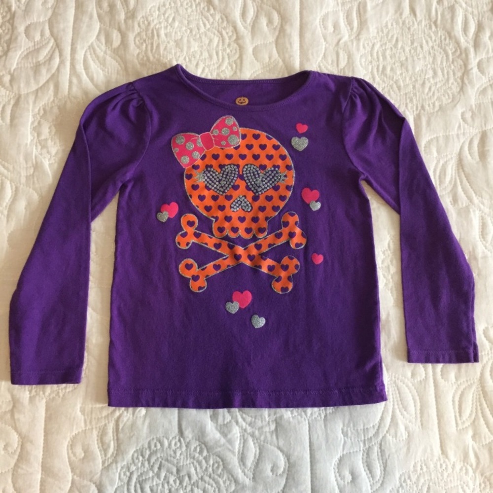 Girls Halloween Long Sleeve Shirt (4T)